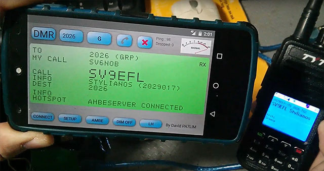 sv6nob ambe3000 server android bluedv hotspot